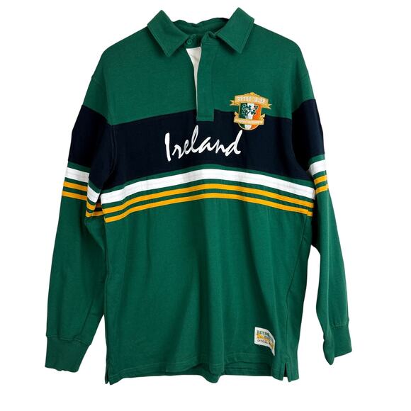 Retro Irish Heritage Collection #16 Green Polo Shirt Mens - L - Picture 1 of 11